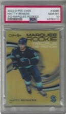2022-23 O-Pee-Chee 3-D Marquee Rookies Matty Beniers #3D-BE card