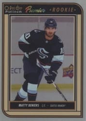 2022-23 O-Pee-Chee Platinum O-Pee-Chee Premier Variants Matty Beniers #OP38 card