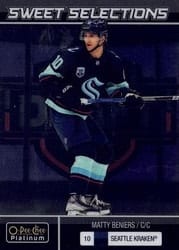 2022-23 O-Pee-Chee Platinum Sweet Selections Matty Beniers #SS-2 card