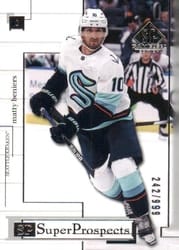 2022-23 SP Game Used 2001 Retro Rookies Crossover Matty Beniers #RC-2 card