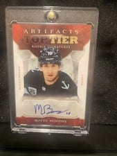 2022-23 Upper Deck Artifacts Top Tier Rookie Signatures Matty Beniers #TTR-MB card