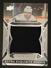 2022-23 Upper Deck Black Diamond Exquisite Collection Extra Exquisite Rookies Matty Beniers #ECER-MB card