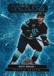 2022-23 Upper Deck Dazzlers Matty Beniers #DZ-18 card