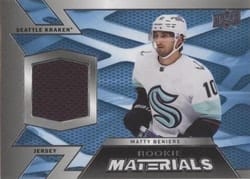 2022-23 Upper Deck Rookie Materials Matty Beniers #RM-BE card