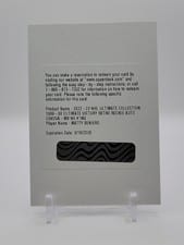 Matty Beniers 2022-23 Upper Deck Ultimate Collection 1999-00 Ultimate Victory Retro Autographs card