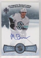2022-23 Upper Deck Ultimate Collection Ultimate Signatures Rookies Matty Beniers #USR-MB card