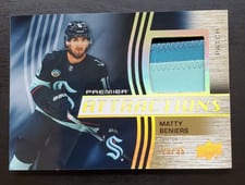 2023-24 Upper Deck Premier Premier Attractions Jersey Matty Beniers #PA-MB card