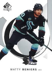 2024-25 SP Authentic Base Set Matty Beniers #80 card