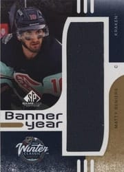 2024-25 SP Game Used 2024 Winter Classic Banner Year Relics Matty Beniers #BYWC-MB card