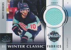 2024-25 SP Game Used 2024 Winter Classic Fabrics Matty Beniers #WCF-1 card