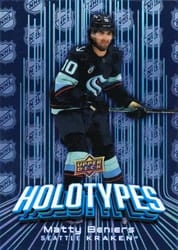 2024-25 Upper Deck Holotypes Matty Beniers #HT-30 card