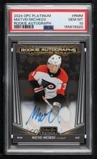 2024-25 O-Pee-Chee Platinum Rookie Autographs Matvei Michkov #R-MM card