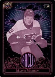 2024-25 Upper Deck Oracles Matvei Michkov #O-42 card