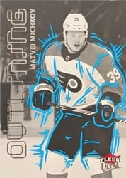 2025-26 Fleer Ultra Outlining Matvei Michkov #OL 20 of 30 card