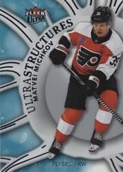 2025-26 Fleer Ultra Ultrastructures Matvei Michkov #SR 2 of 25 card