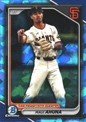 2024 Bowman Sapphire Edition Base Set Maui Ahuna #BCP-26 card