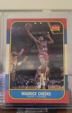 1986 Fleer Maurice Cheeks #16 card