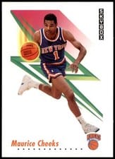 1991-92 SkyBox Base Set Maurice Cheeks #188 card