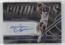 2021-22 Panini Spectra Catalysts Signatures Maurice Cheeks #CAS-MCH card