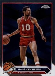 2023-24 Topps Chrome Base Set Maurice Cheeks #34 card