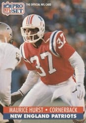 1991 Pro Set Base Set Maurice Hurst #581 card