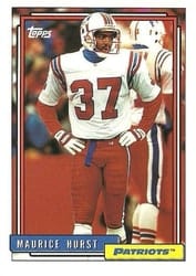 1992 Topps Base Set Maurice Hurst #501 card