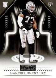 2018 Panini Playbook Base Set Maurice Hurst #172 card