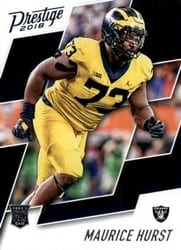2018 Panini Prestige Base Set Maurice Hurst #218 card