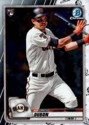 2020 Bowman Chrome Base Set Mauricio Dubon #38 card