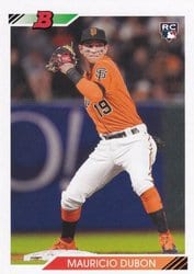 2020 Bowman Heritage Base Set Mauricio Dubon #76 card