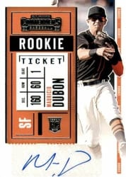 2020 Panini Contenders Base Set Mauricio Dubon #149 card