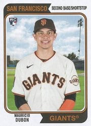 2020 Topps Archives Base Set Mauricio Dubon #160 card
