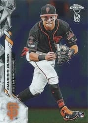 2020 Topps Chrome Ben Baller Edition Base Set Mauricio Dubon #168 card