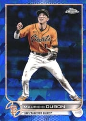 2022 Topps Chrome Sapphire Edition Base Set Mauricio Dubon #246 card