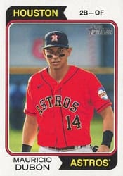 2023 Topps Heritage Base Set Mauricio Dubon #653 card