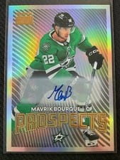 2024-25 Skybox Metal Universe Skybox Premium Prospects Auto Mavrik Bourque #PP-19 card