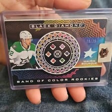 2024-25 Upper Deck Black Diamond Band of Color Rookies Mavrik Bourque #BCR-MB card
