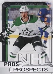2024-25 Upper Deck Pros & Prospects Mavrik Bourque #PP-34 card