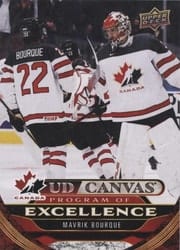 2024-25 Upper Deck UD Canvas Mavrik Bourque #C264 card