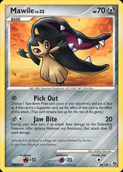 2008 Great Encounters Mawile #24 card