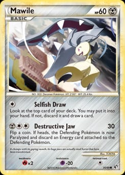 2010 HS—Undaunted Mawile #56 card