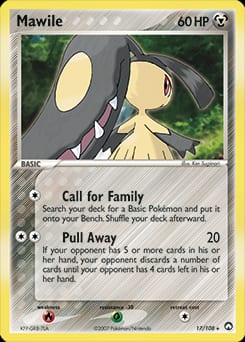 2007 Power Keepers Mawile #17 card