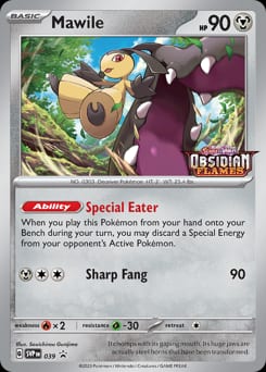 2023 Scarlet & Violet Black Star Promos Mawile #39 card