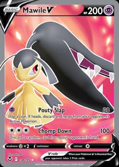 2022 Silver Tempest Mawile V #178 card