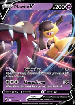 Silver Tempest Mawile V #70 card