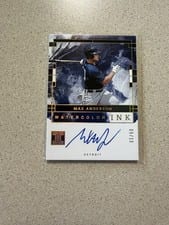 2024 Panini Impeccable Watercolor Signatures Max Anderson #WCS-MA card