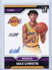 2022-23 Donruss Next Day Autographs Max Christie #ND-MCL card