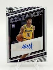 2022-23 Donruss Optic Rookie Dominators Signatures Max Christie #RDS-MAX card