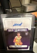 2022-23 Hoops Great SIGnificance Max Christie #GS-MAX card