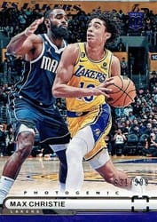 2022-23 Panini Photogenic Base Set Max Christie #154 card